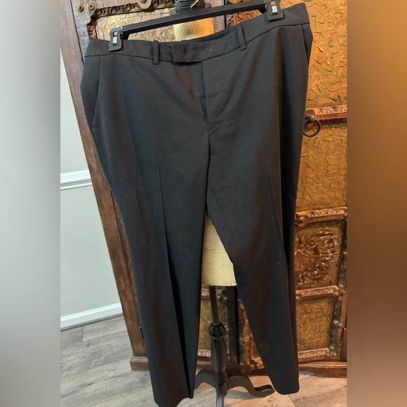 Jil‎ Sander Black Dress Pants Classic Straight-Leg 44